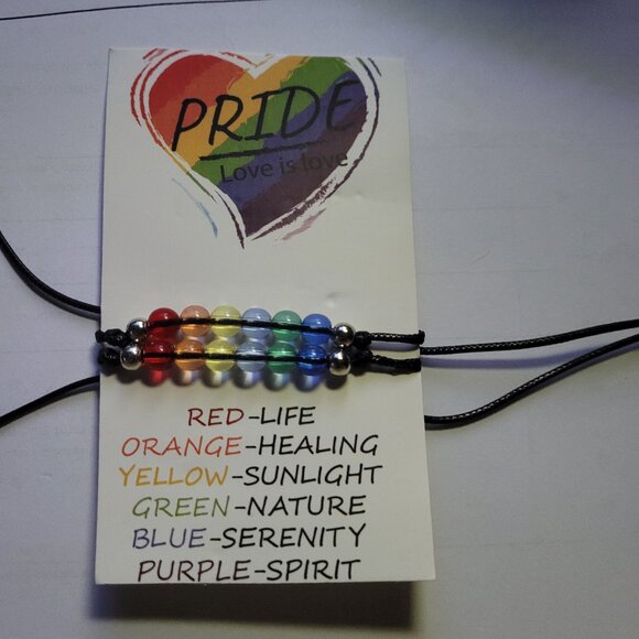 Set of 2 Pride Bracelets - Picture 1 of 1